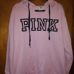 Women's Pink Hooded Sweatshirt